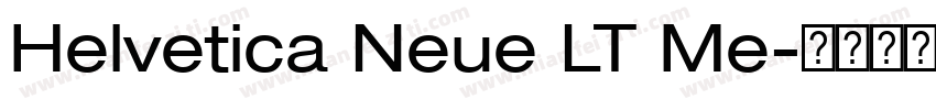 Helvetica Neue LT Me字体转换